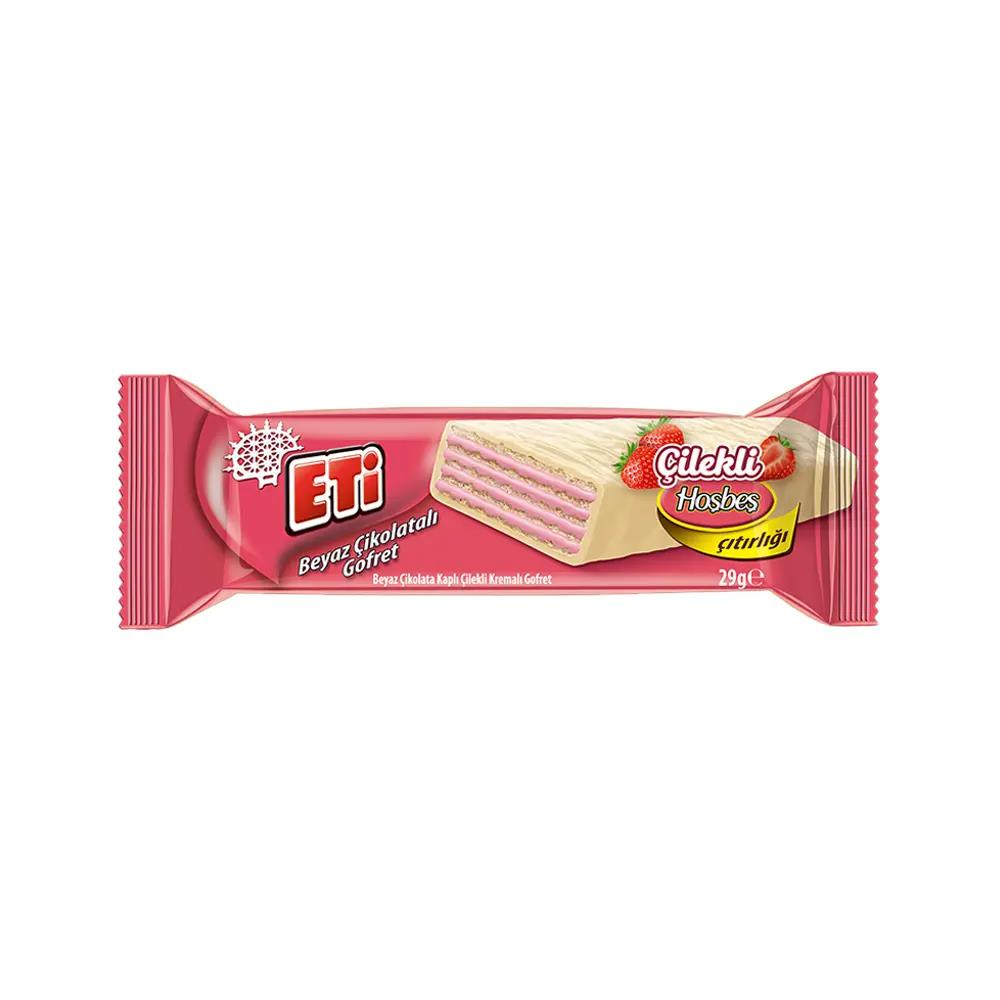 Eti Çikolatalı Gofret Çilekli
